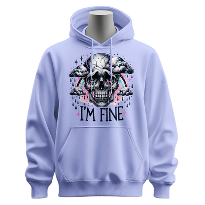 I'm Fine Skeleton Hoodie