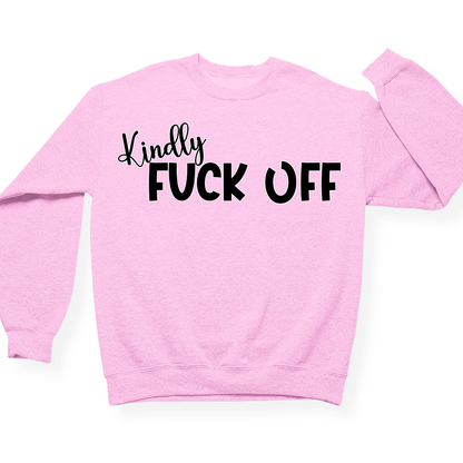 Kindly Fuck Off Crewneck (Official Lyndseydotw Merch)