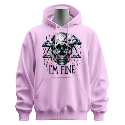 I'm Fine Skeleton Hoodie