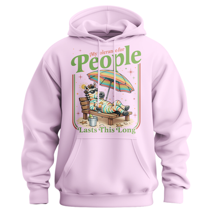 My Tolerance For People Hoodie