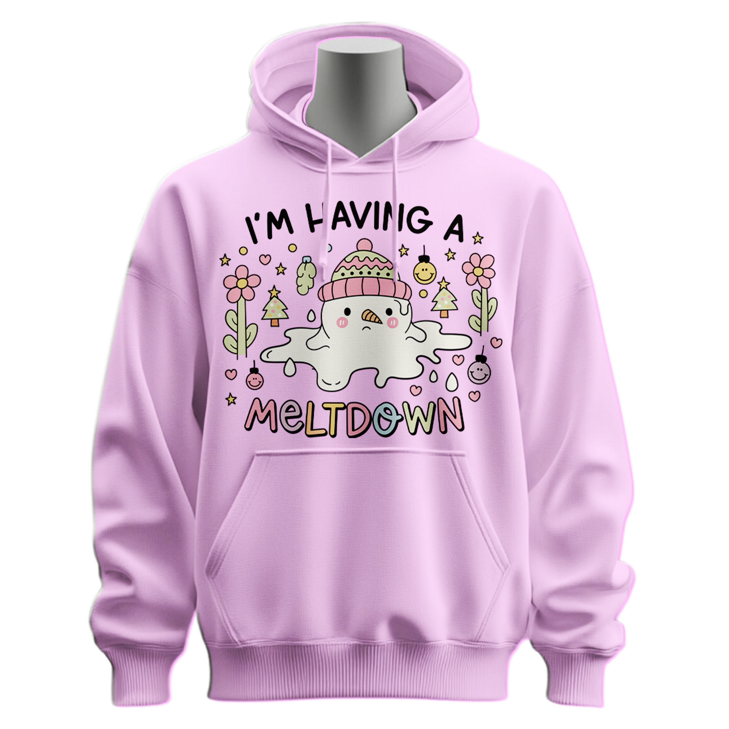 I'm Having A Meltdown Snowman Hoodie