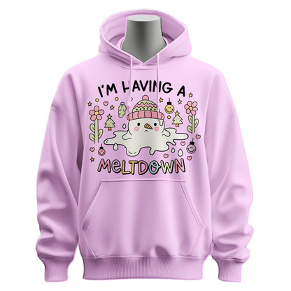 I'm Having A Meltdown Snowman Hoodie