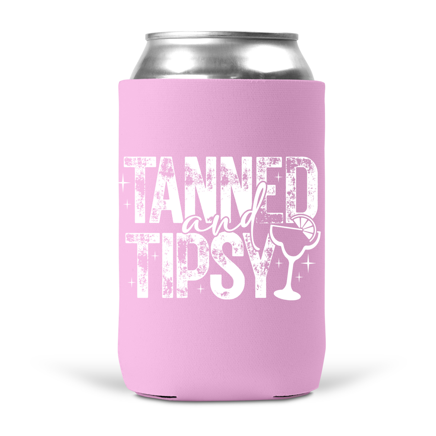 Tanned and Tipsy Koozie