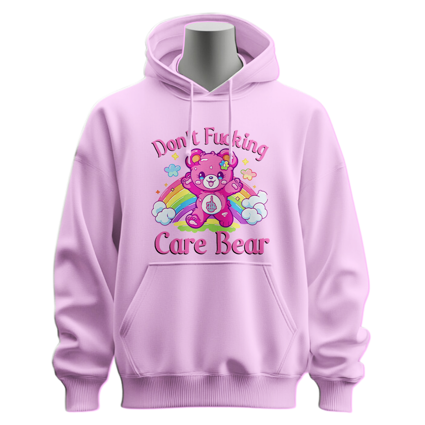 Don't Fucking Care Bear Hoodie