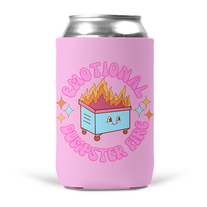 Emotional Dumpster Fire Koozie