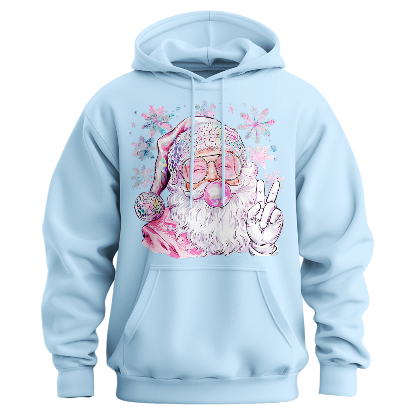 Bubble Gum Santa Hoodie