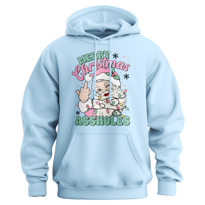 Merry Christmas Assholes Hoodie