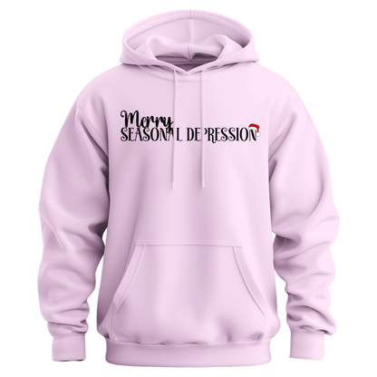 Merry Seasonal Depression Hoodie (Official Lyndseydotw Merch)