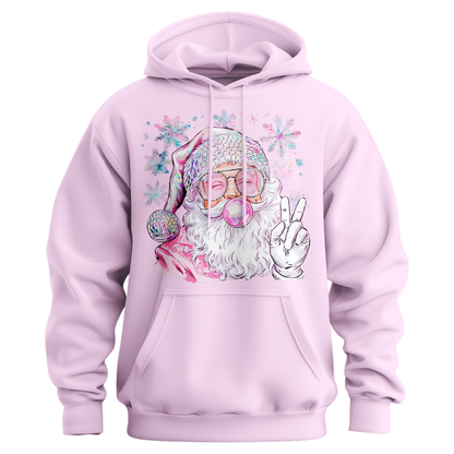 Bubble Gum Santa Hoodie