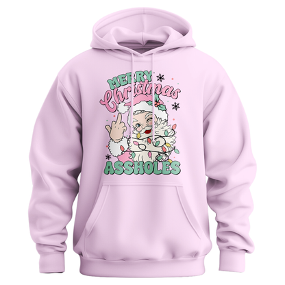 Merry Christmas Assholes Hoodie