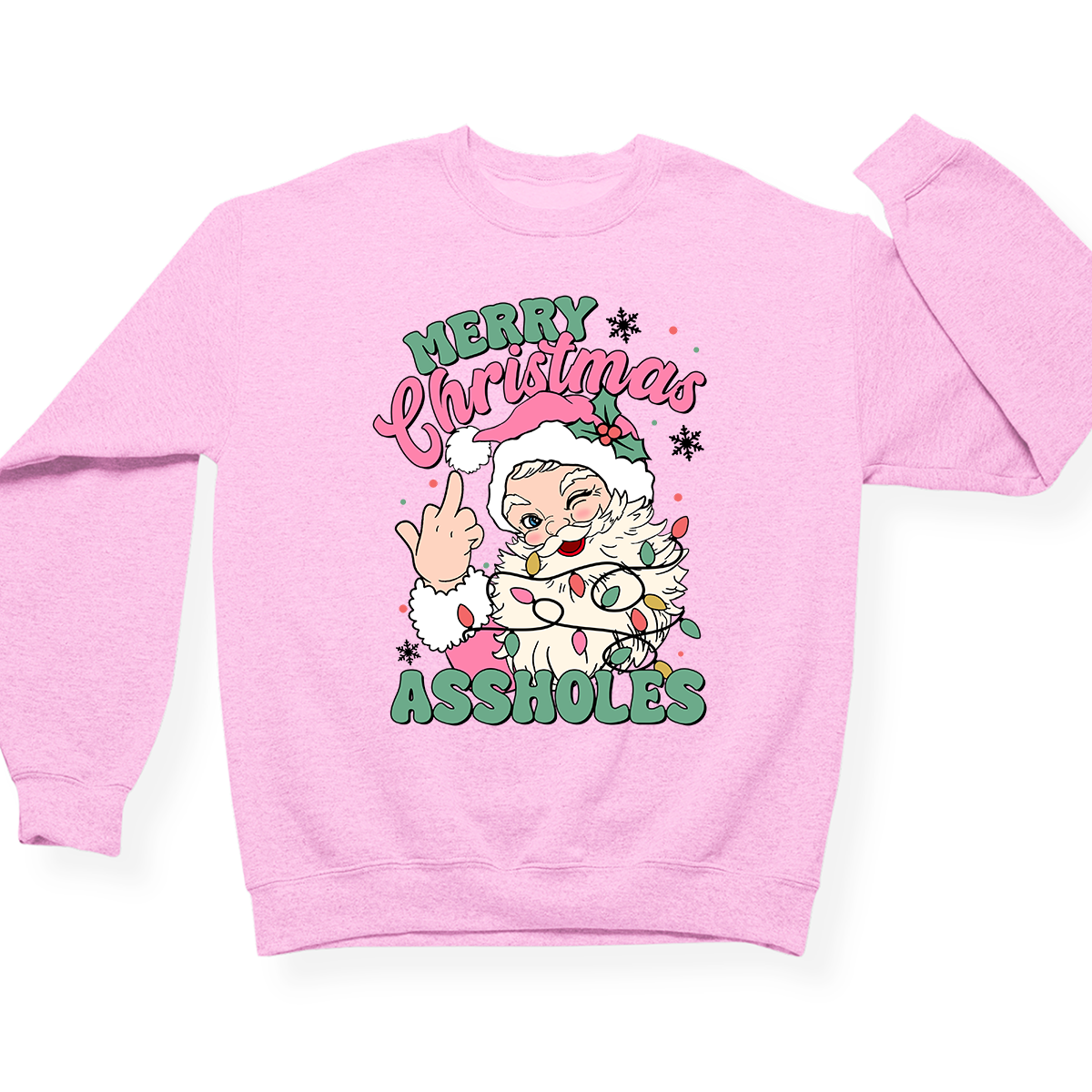 Merry Christmas Assholes Crewneck