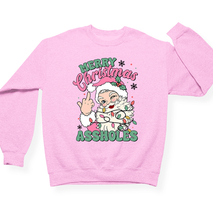 Merry Christmas Assholes Crewneck