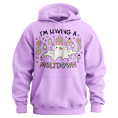 I'm Having A Meltdown Snowman Hoodie