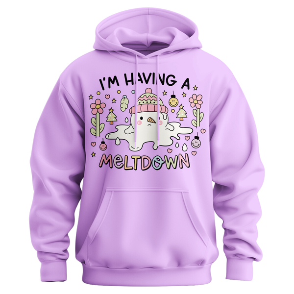 I'm Having A Meltdown Snowman Hoodie