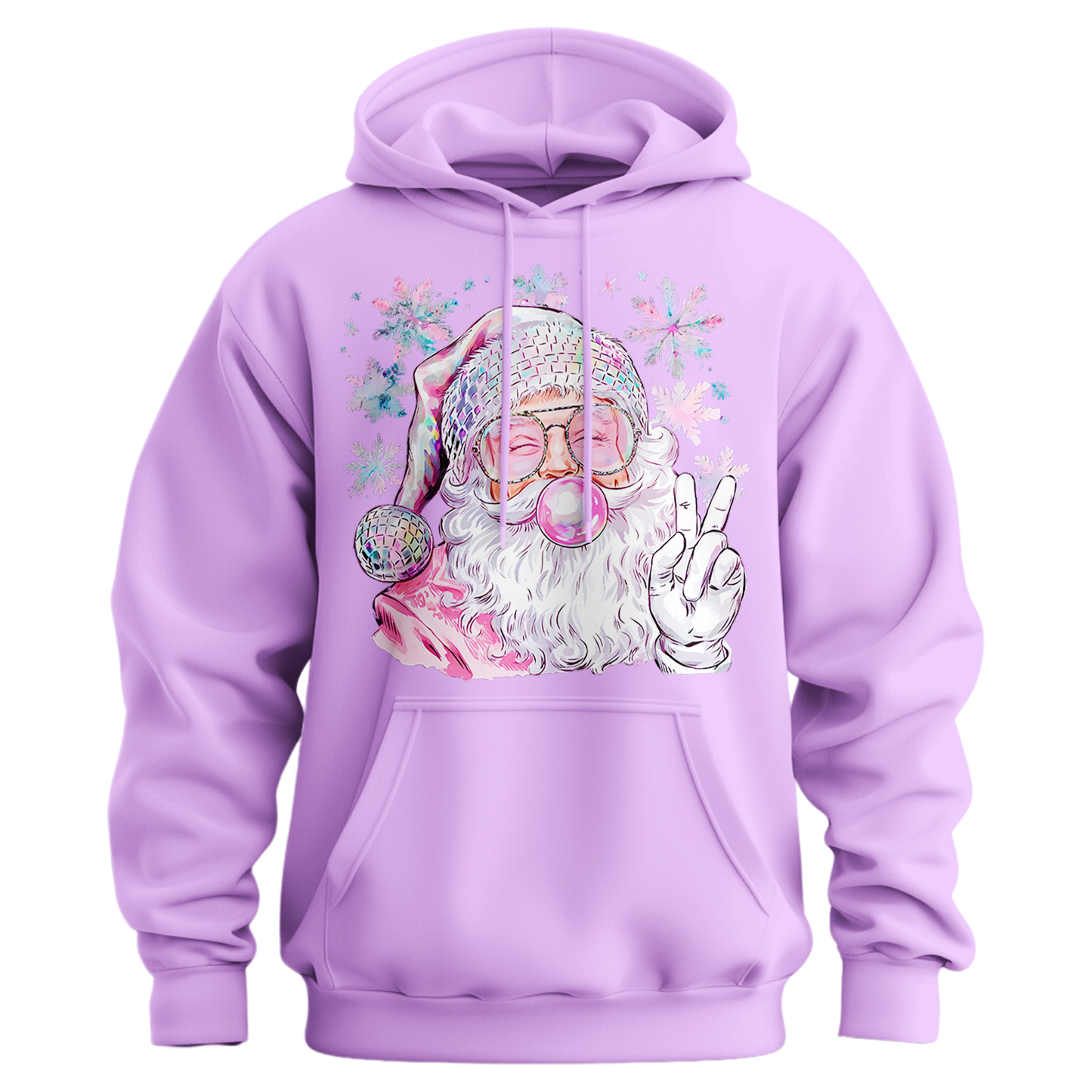 Bubble Gum Santa Hoodie