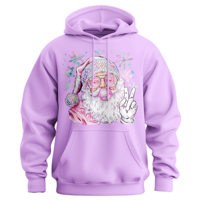 Bubble Gum Santa Hoodie