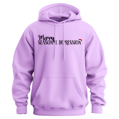 Merry Seasonal Depression Hoodie (Official Lyndseydotw Merch)