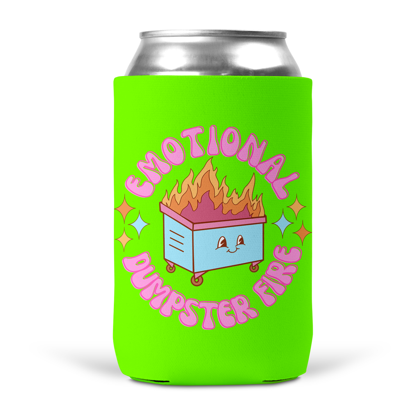 Emotional Dumpster Fire Koozie