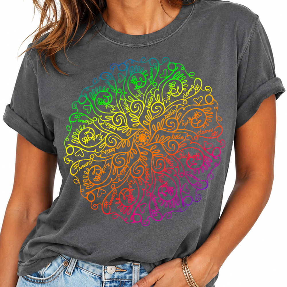 Sweary Mandala TShirt