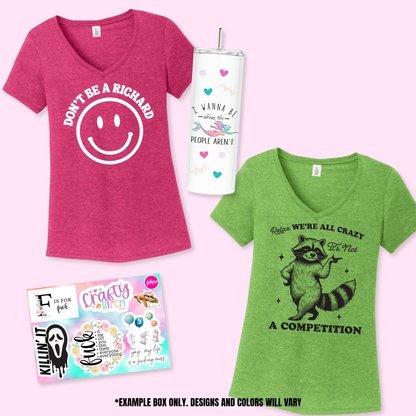 Mystery Bitch Box - 2 Shirts + 1 Tumbler + 5 Stickers
