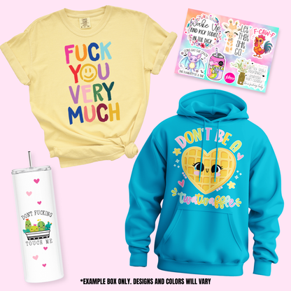 Mystery Bitch Box - 2 Shirts + 1 Tumbler + 5 Stickers
