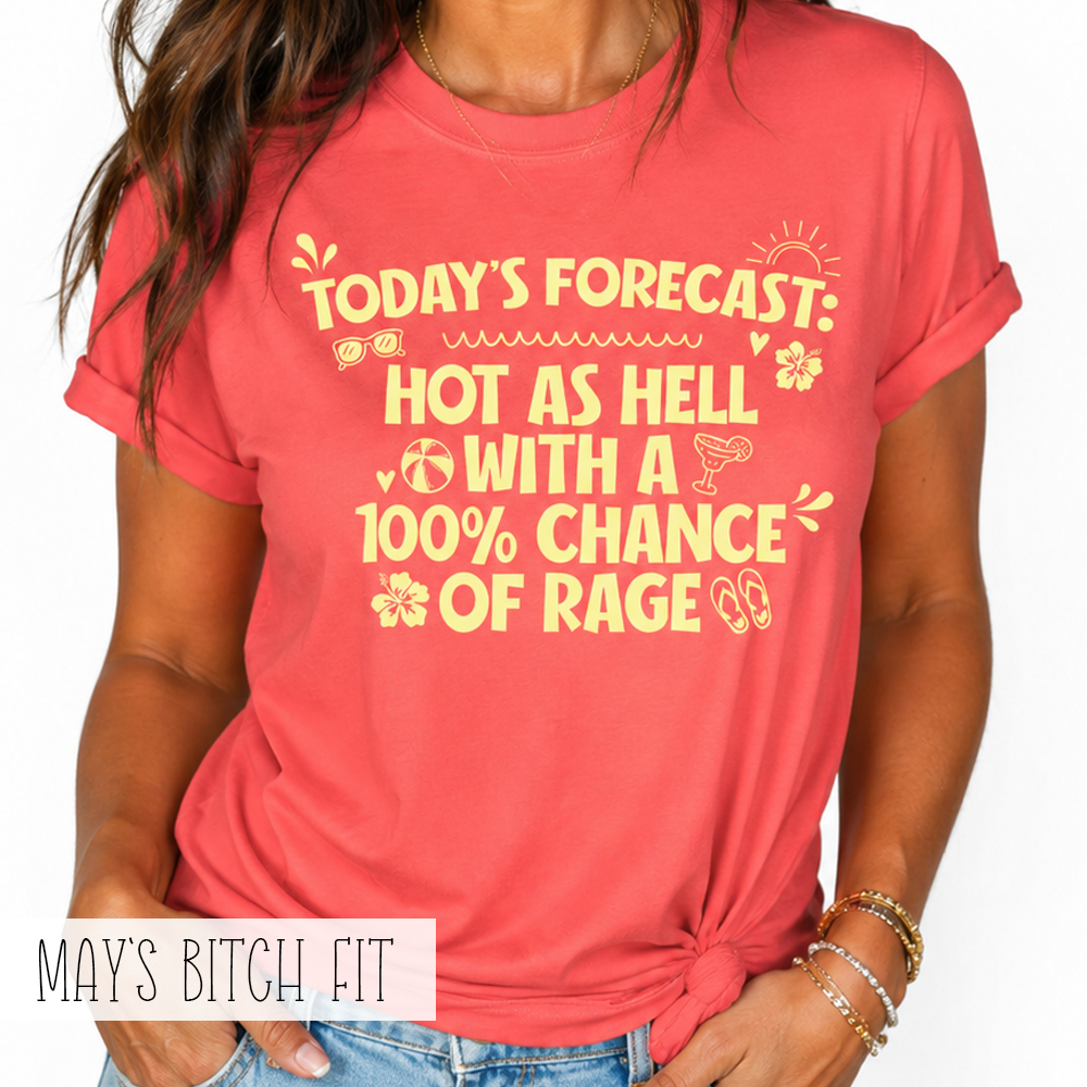 Leftover May Bitch Fit - Today's Forecast (Colors Will Vary)