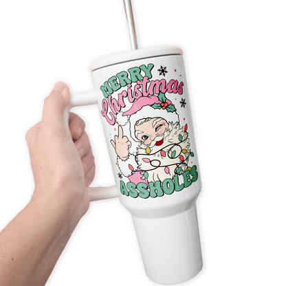 Merry Christmas Assholes 40 Oz Tumbler