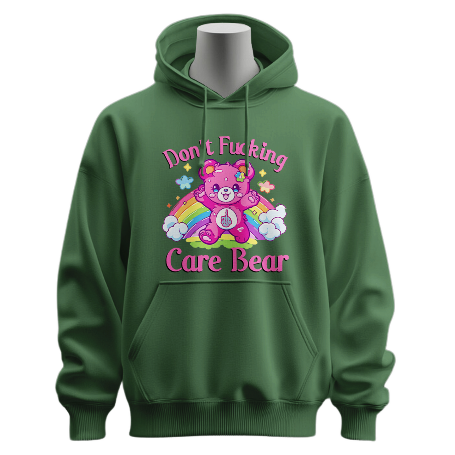 Don't Fucking Care Bear Hoodie