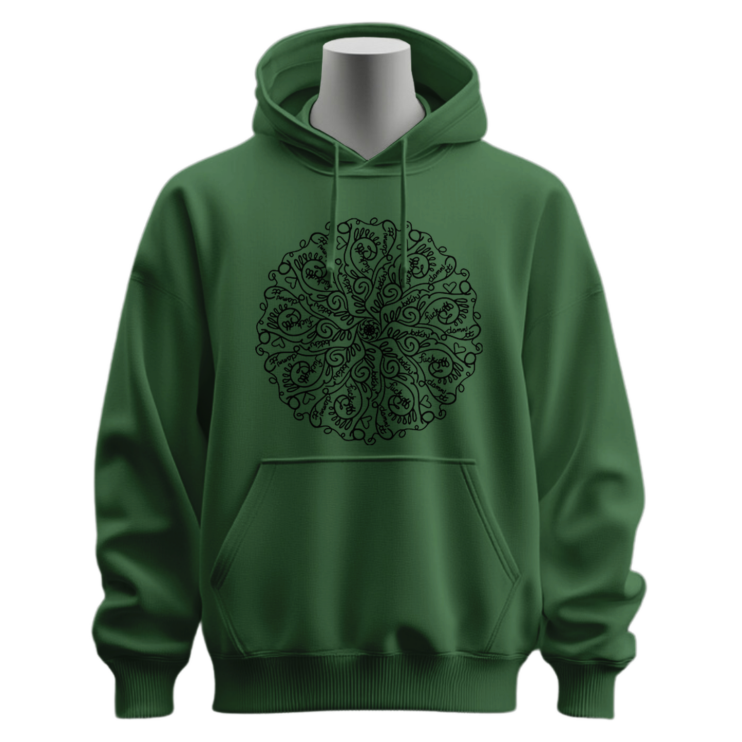 Curse Word Mandala Hoodie