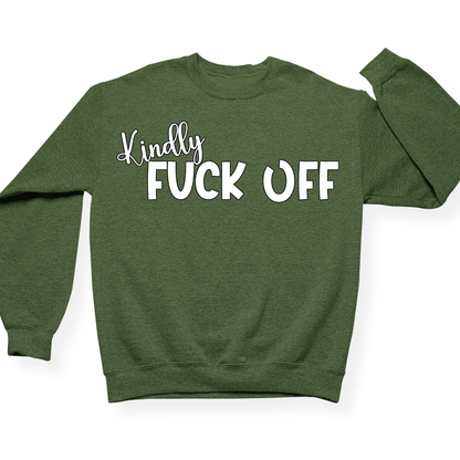 Kindly Fuck Off Crewneck (Official Lyndseydotw Merch)