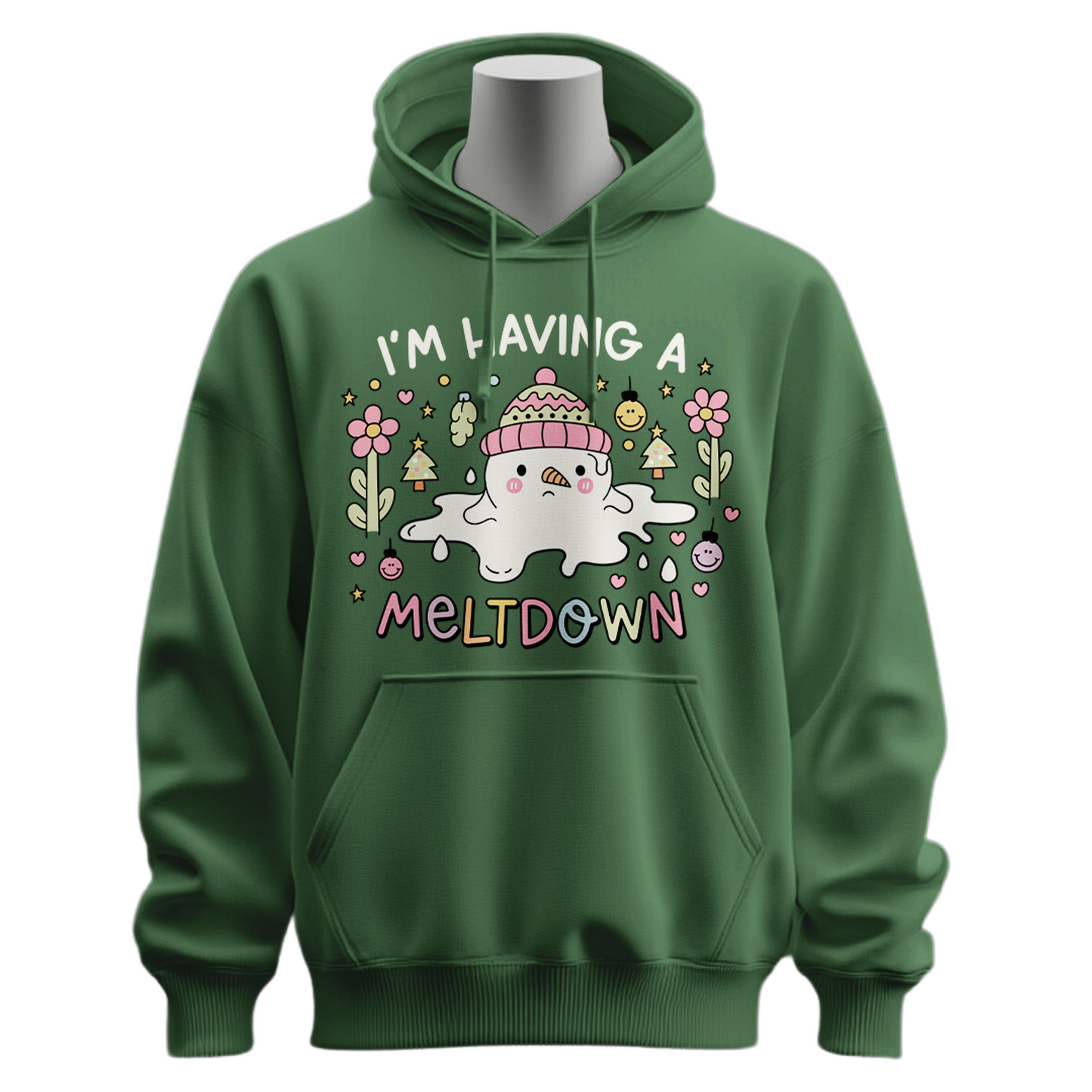 I'm Having A Meltdown Snowman Hoodie