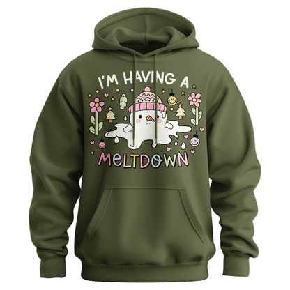 I'm Having A Meltdown Snowman Hoodie