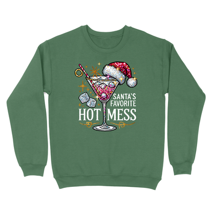 Santa's Favorite Hot Mess Crewneck