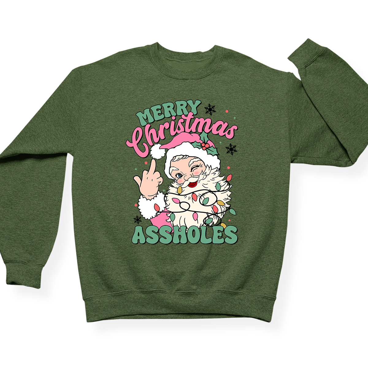 Merry Christmas Assholes Crewneck