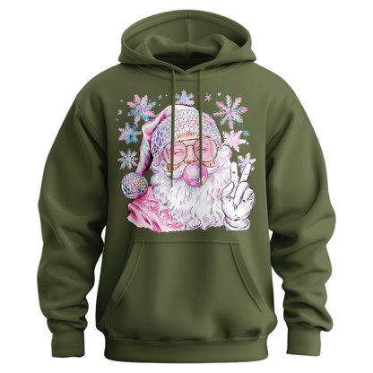 Bubble Gum Santa Hoodie