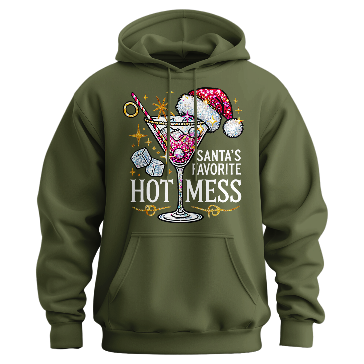Santa's Favorite Hot Mess Hoodie