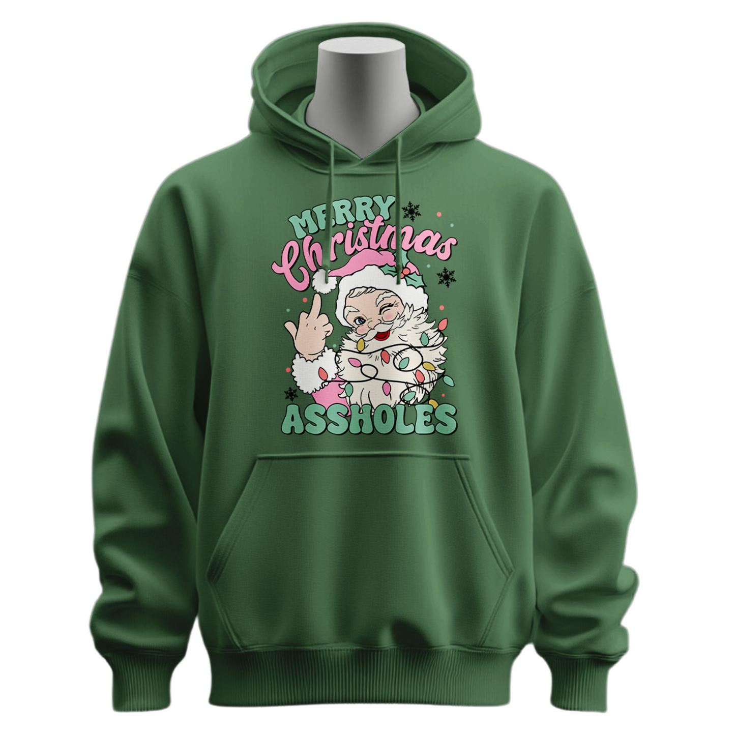 Funny Merry Christmas Assholes Hoodie