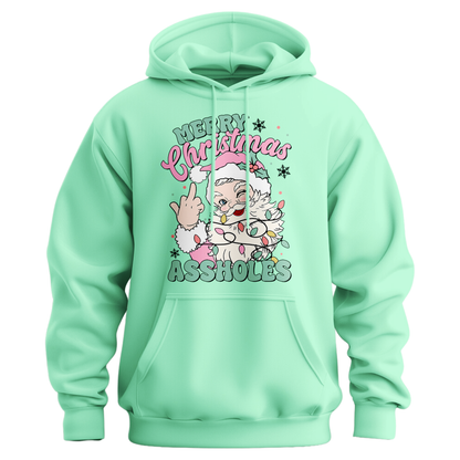 Merry Christmas Assholes Hoodie