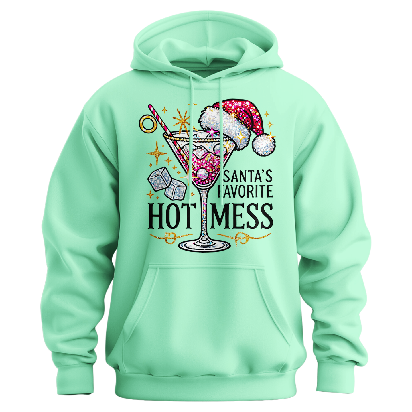 Santa's Favorite Hot Mess Hoodie
