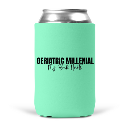 Geriatric Millennial Koozie