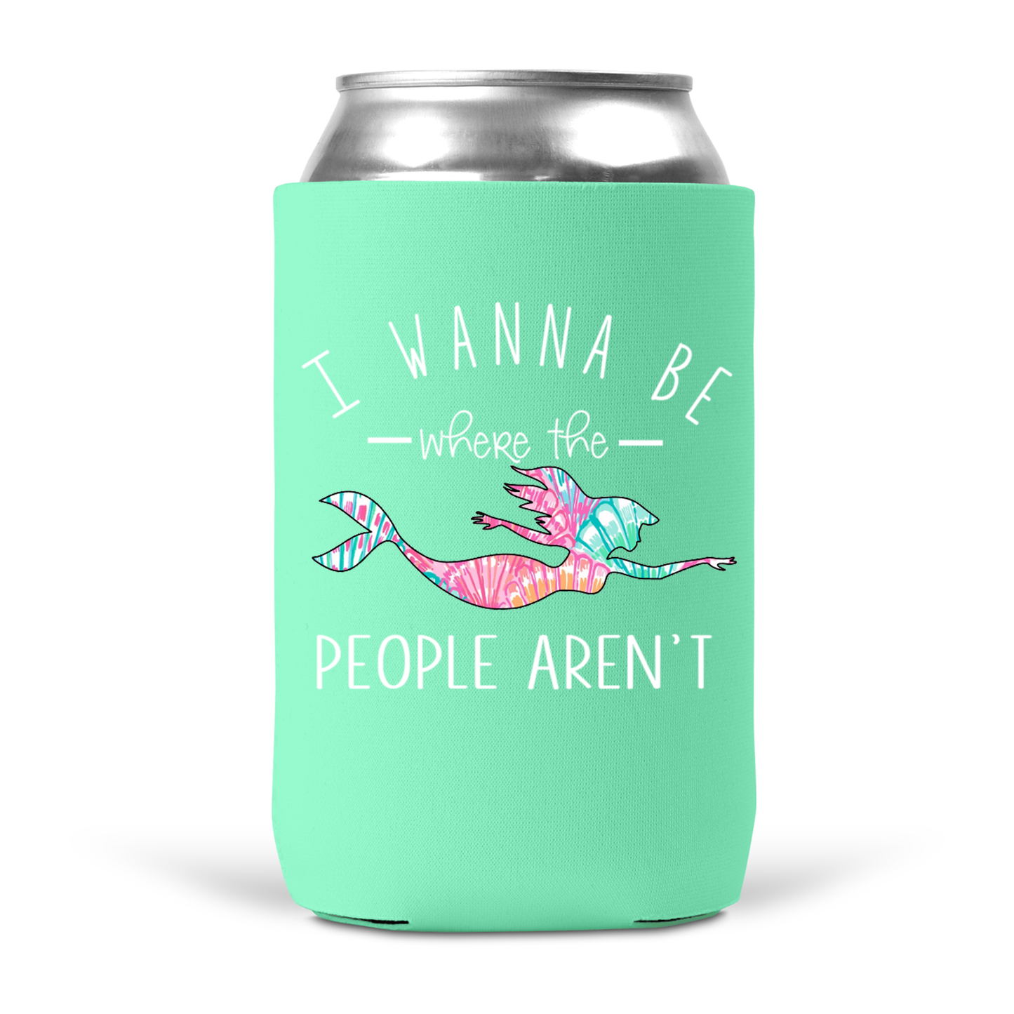 I Wanna Be Where The People Aren't Koozie
