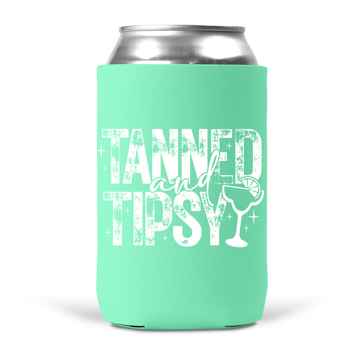 Tanned and Tipsy Koozie