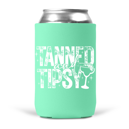 Tanned and Tipsy Koozie