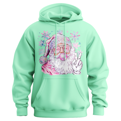 Bubble Gum Santa Hoodie