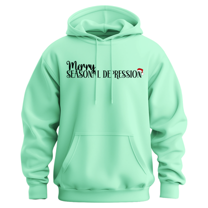 Merry Seasonal Depression Hoodie (Official Lyndseydotw Merch)