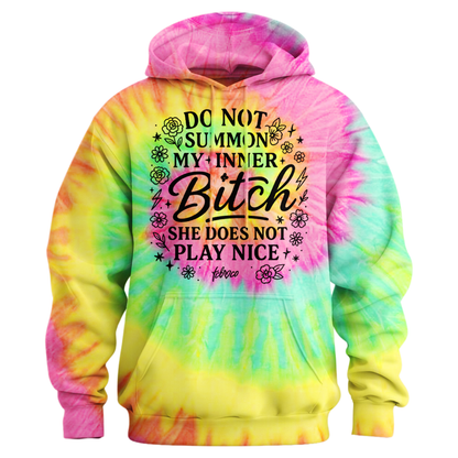 Do Not Summon My Inner Bitch Hoodie