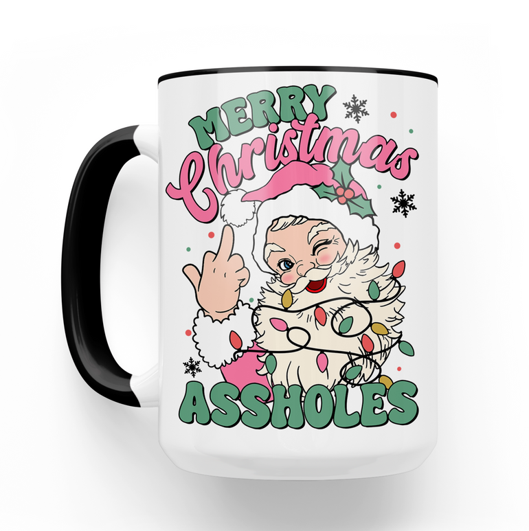 Merry Christmas Assholes Tumbler