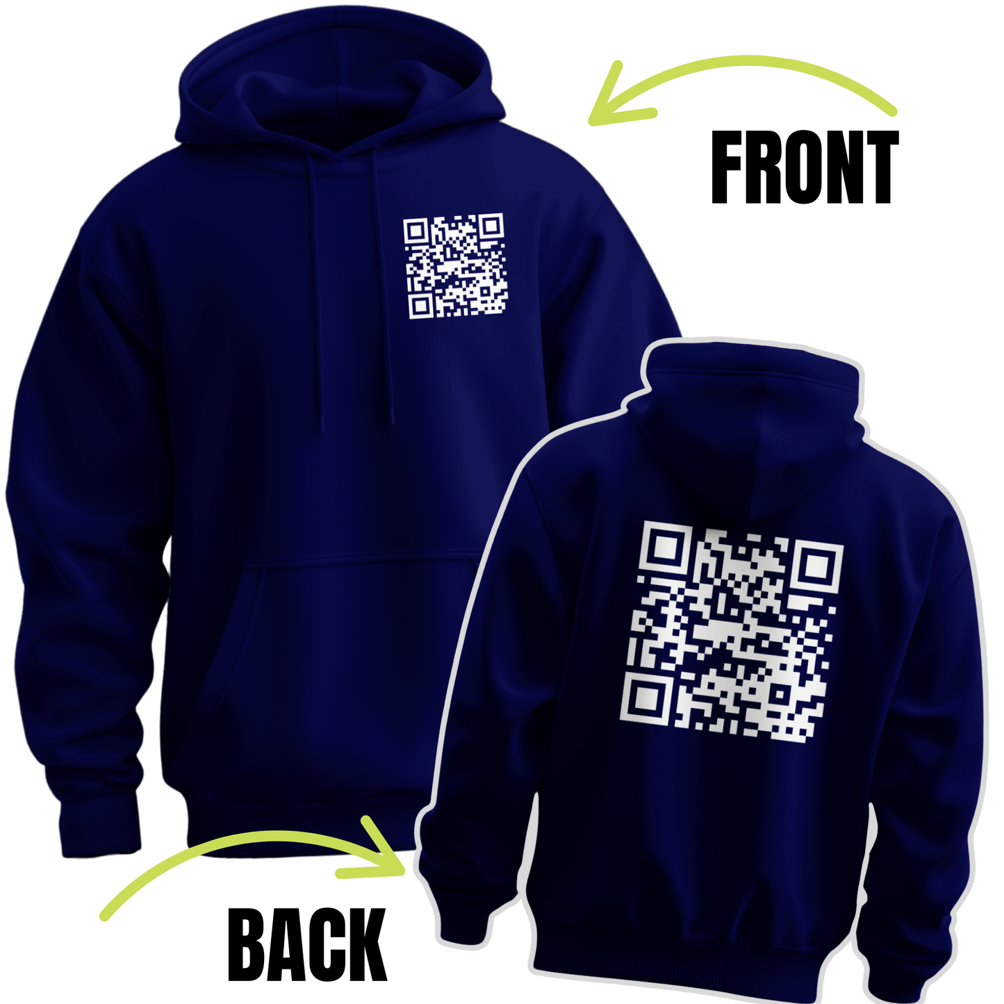 Fuck You Funny QR Code Hoodie