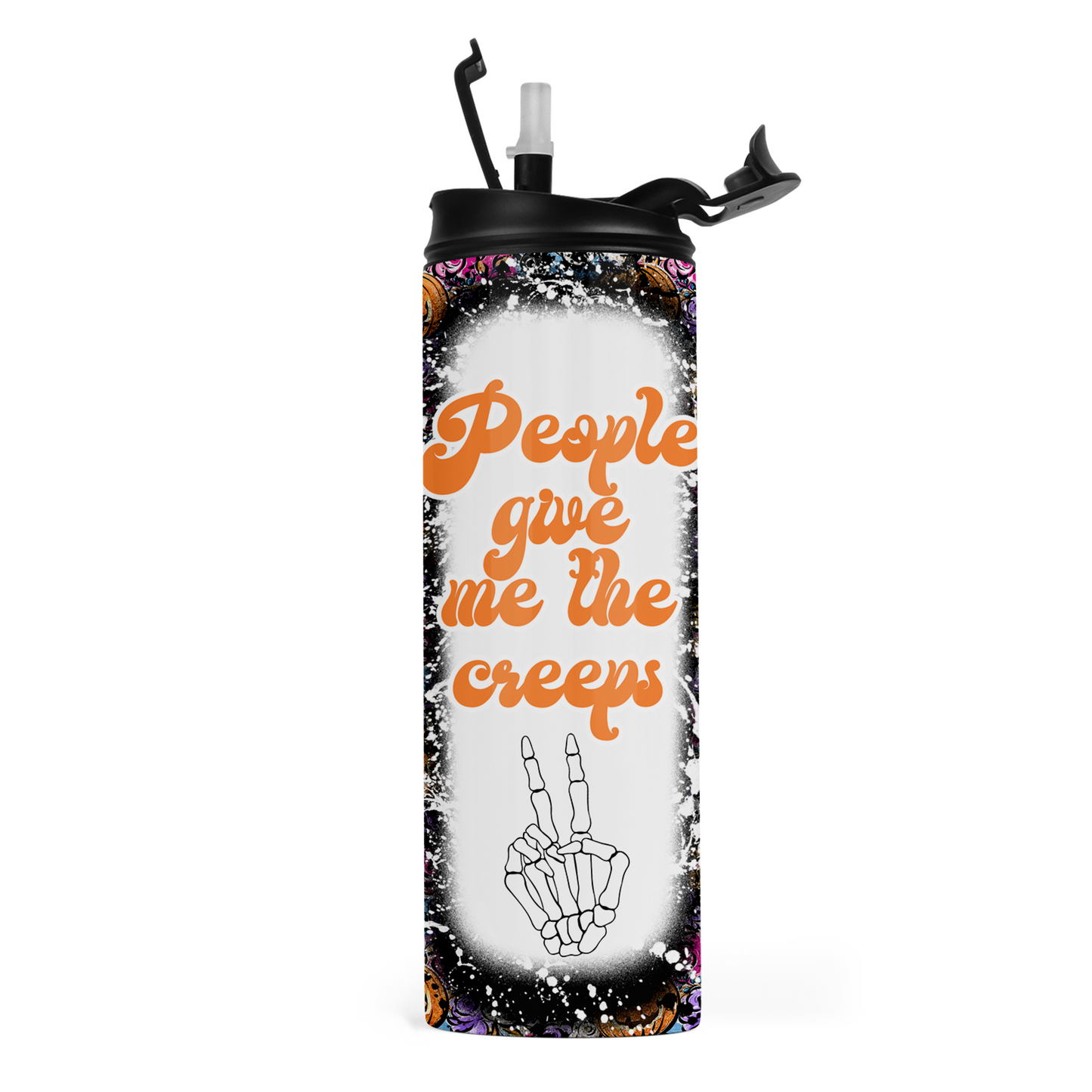 People Give Me The Creeps Travel Tumbler