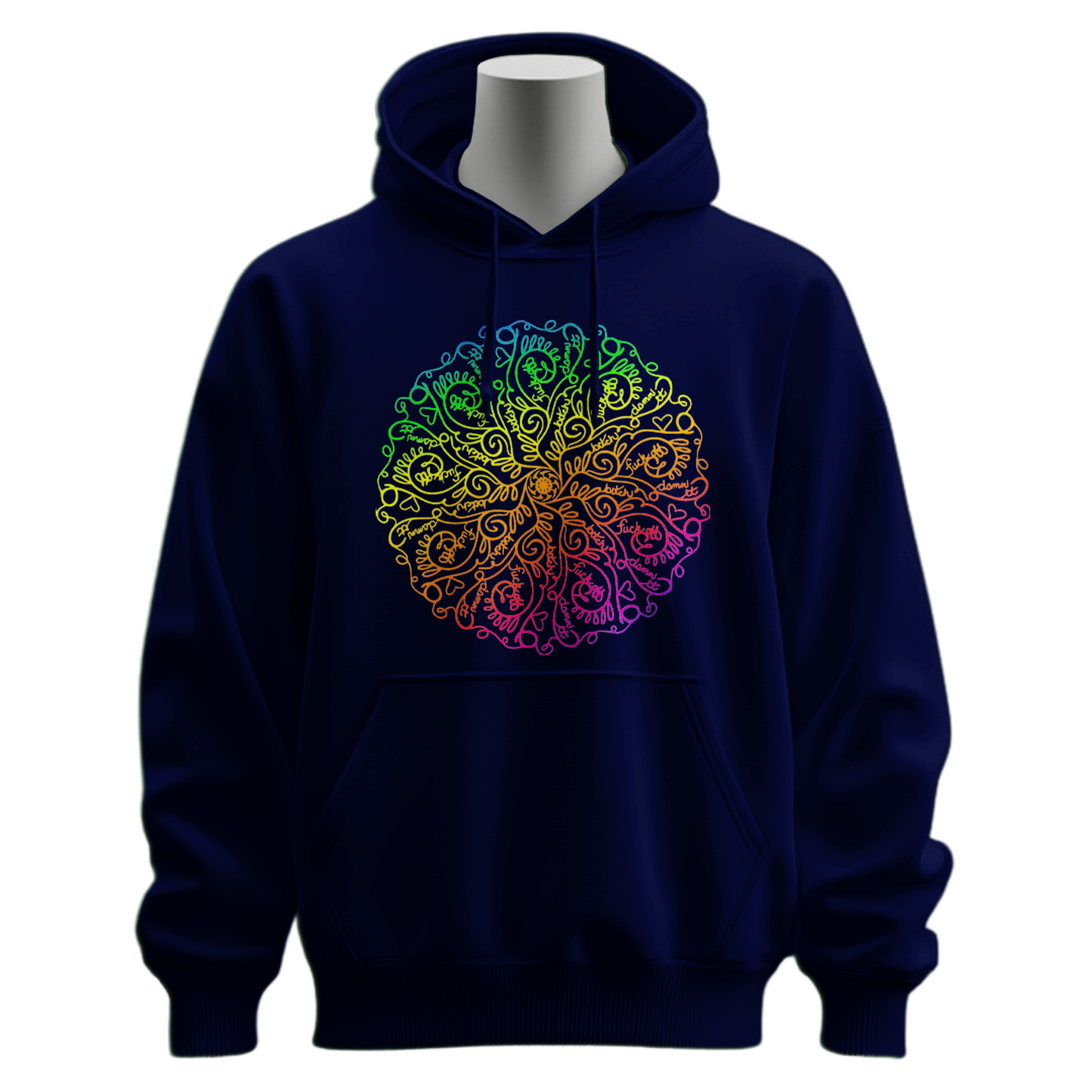 Curse Word Mandala Hoodie